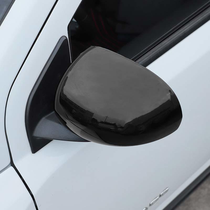 Car Rearview Mirror Decorative Frame Cover For Jeep Compass  2008-2016 Car Exterior Accessories, ABS Plastic