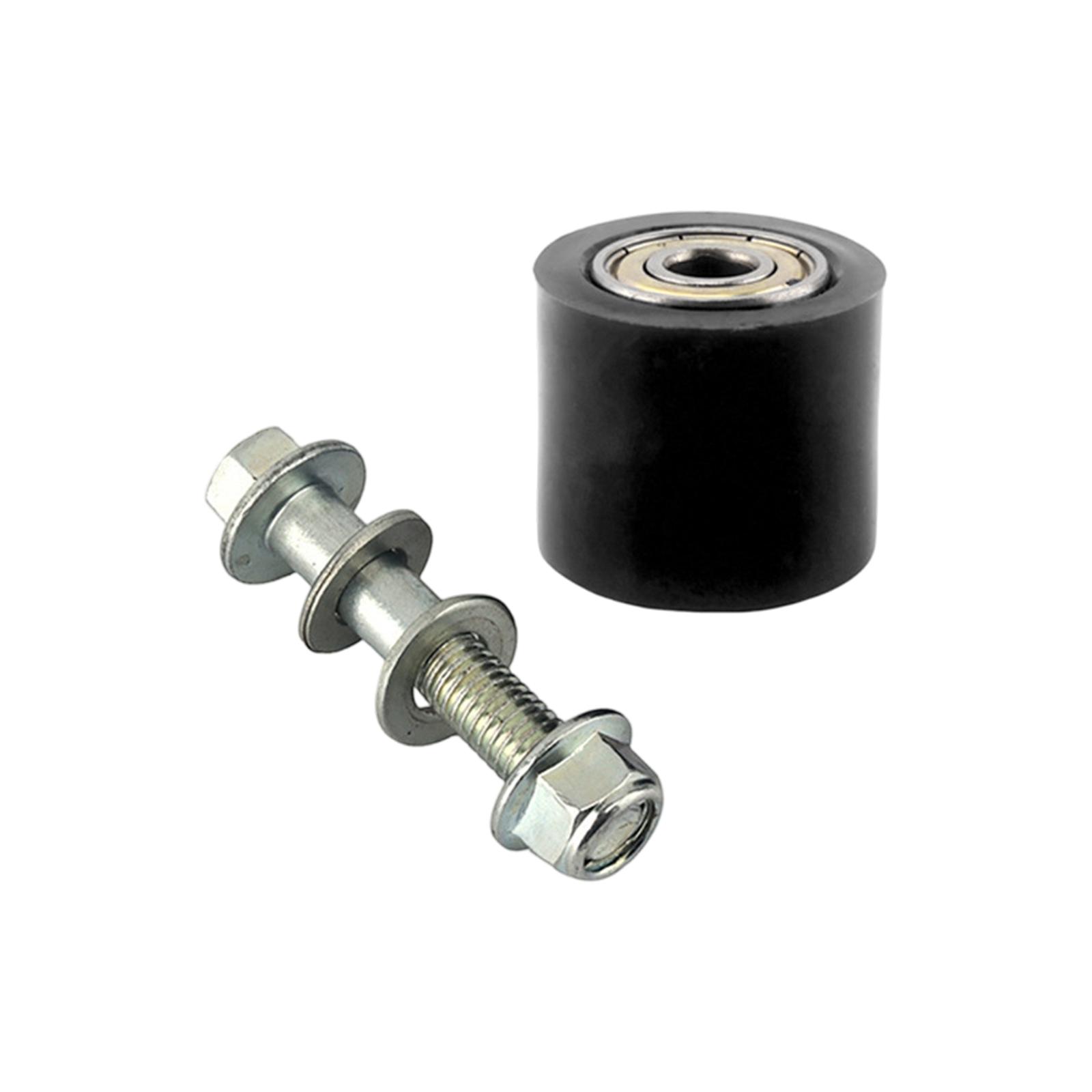 Chain Tensioner Roller Guide with Bolt for Off Road Motorcycle Chain Adjustment Upgrade Chain Guide Wheel Assembly One Size чёрный
