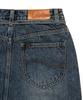 Lee Denim Maxi Skirt In Indigo Dark