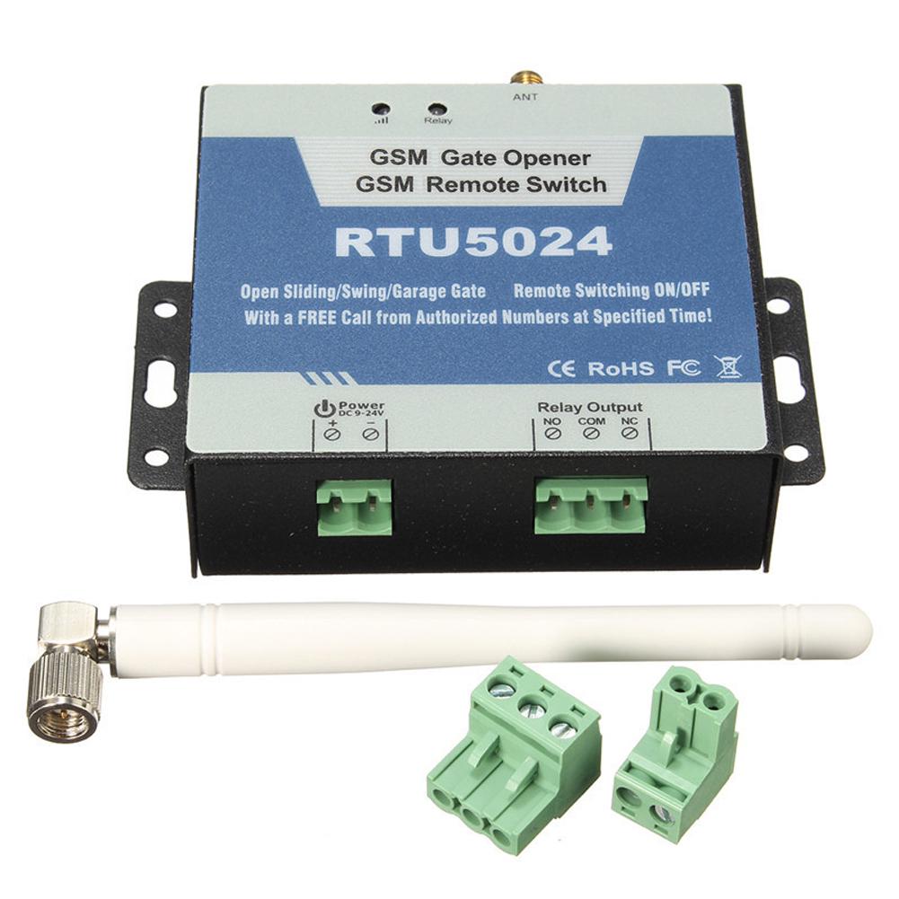 2G GSM Gate Opener Relay Switch Call Remote Controller Phone Shaking Control Door Opener for Parking System 850/900/1800/1900MHz