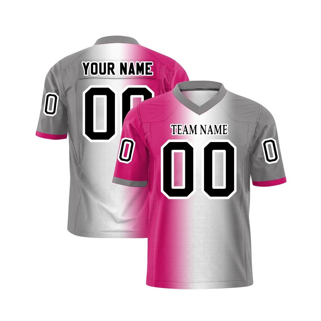 Custom Football Jerseys Personalized Printed Team Name & Number Sports Uniform For Men Women Youth