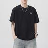 New Summer Heavyweight 260g Embroidered Short-sleeved T-shirt for Men's Loose Japanese Casual