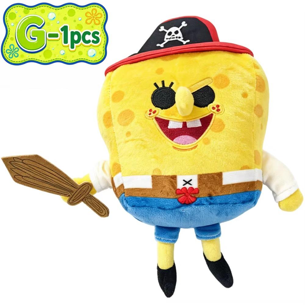2027 Spongebob Patrick Star Eugene H. Krabs Gary the Snail Plush Toy Throw Pillow Halloween Decorations Birthday Gift Boy