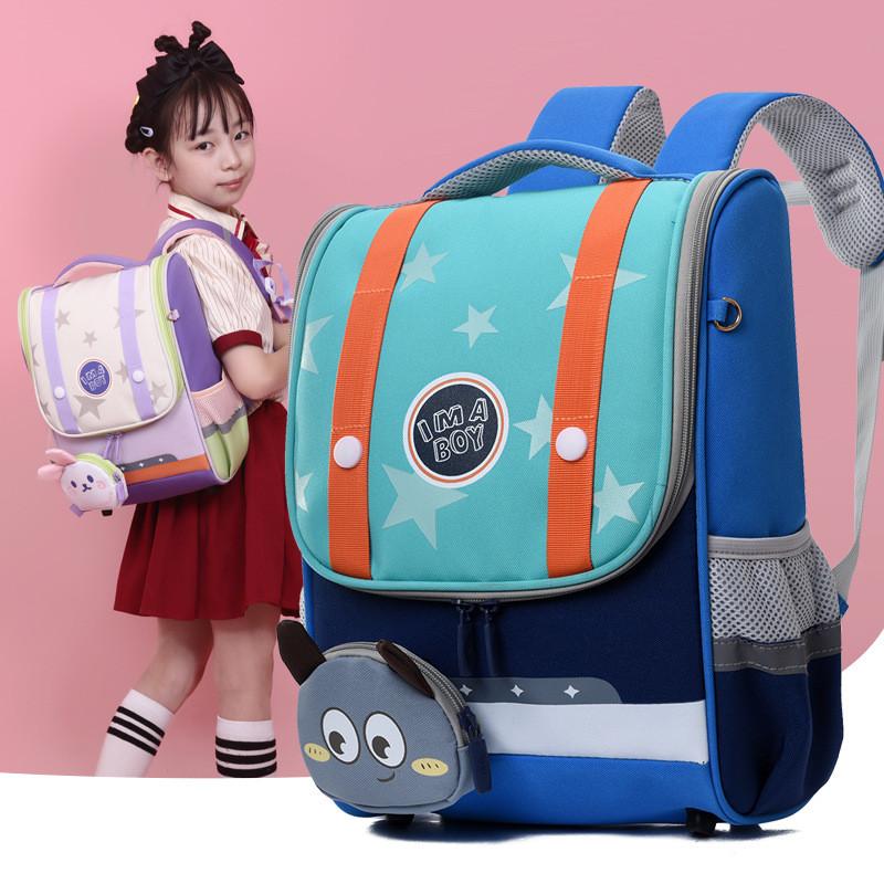 Cute Cartoon Style Preschool Backpack For Children With Breathable Oxford Fabric