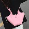 2025 New Versatile Niche Design Vegetable Basket Women's Bag High-end Texture Commuter Portable Messenger Bag Women's Trend