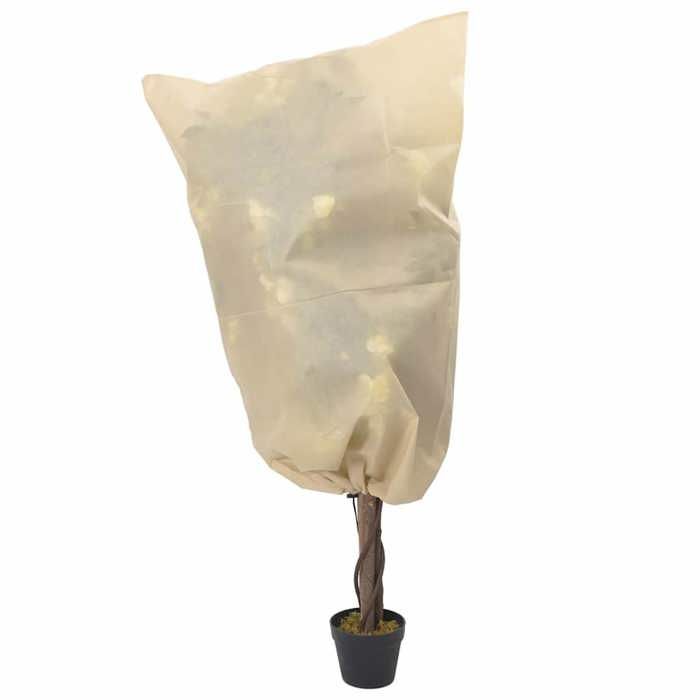 VidaXL Housses de protection pour plantes avec cordon de serrage 4 pcs 364874