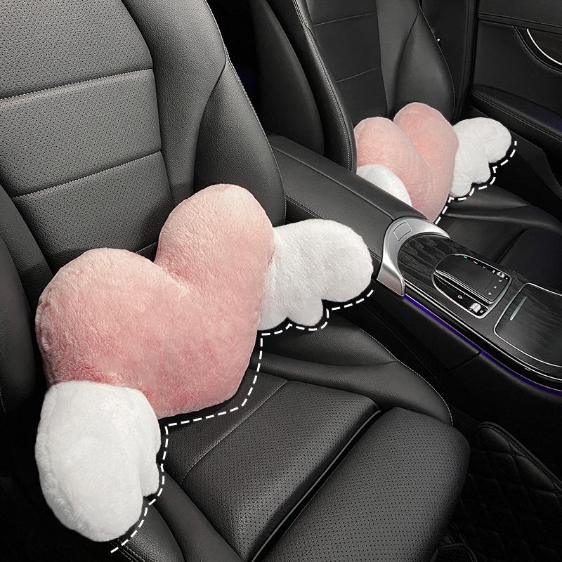 Cute Creative Plush Car Headrest & Neck Waist Support Pillow for Women
