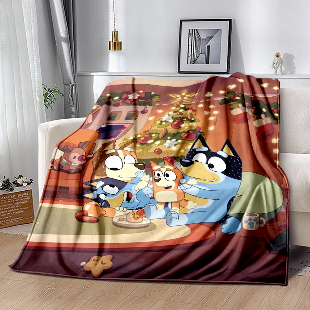 Bluey Bingo's Adventure Blanket Comfortable Great for Office Bedding Livingroom for All Occasions Stylish Decor Ideal Gift For Birthday Valentine'S Da