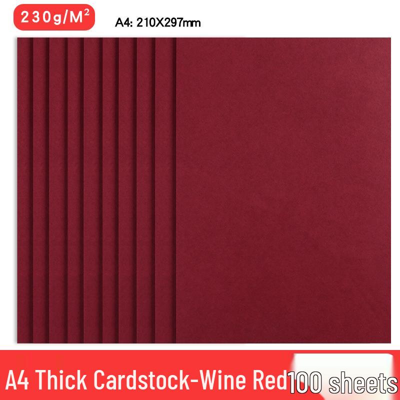 A4 Black & White Thickened Cardstock for Student & Kinder Crafts, 8K/4K/A3 Drawing Paper