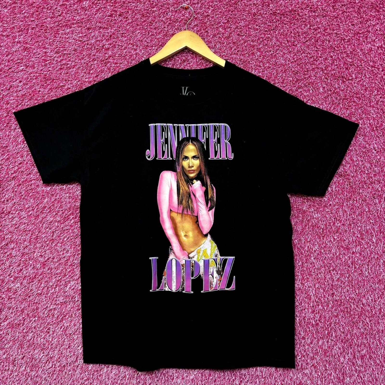 Jennifer Lopez JLO Signature Neon Poster Dance Pop Tee L M