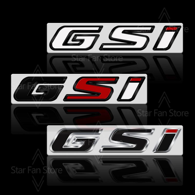 Metal GSI Badge 3D Stickers Car Trunk Body Emblem Decal Styling For Opel Adam Meriva Insignia Mokka Zafira Junior Vauxhall VXR