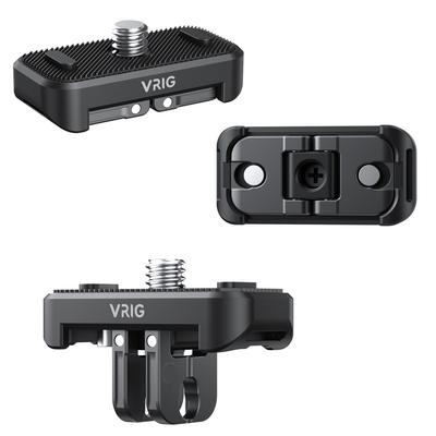 VRIG AC18 3-în-1 Adaptor cu eliberare rapidă de bază Suport pentru trepied pentru cameră Suport cu eliberare rapidă de înlocuire pentru
