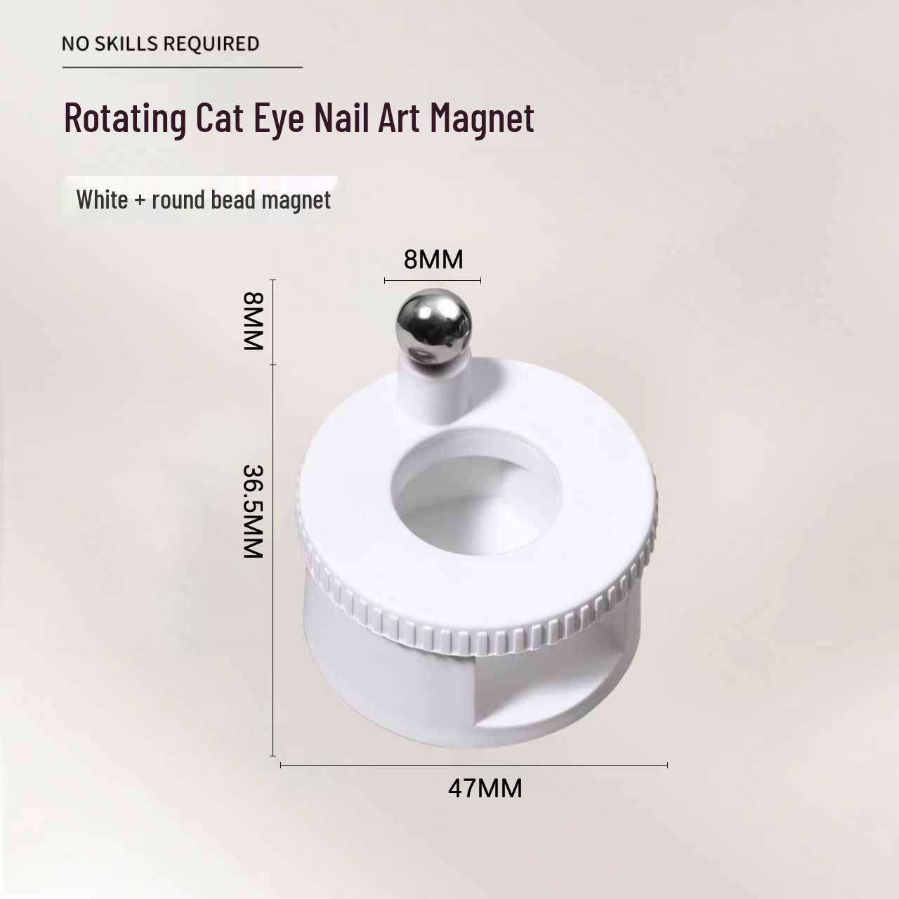 Rotating Magnetic Nail Art Glass Beads Cat Eye Collector: Strong Magnetic Field for Beginners