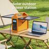 100W 150W Solar Powered Outdoor Power Supply 110/220V Power Supply Solar Generator Backup Power LED With Solar Panel For Camping