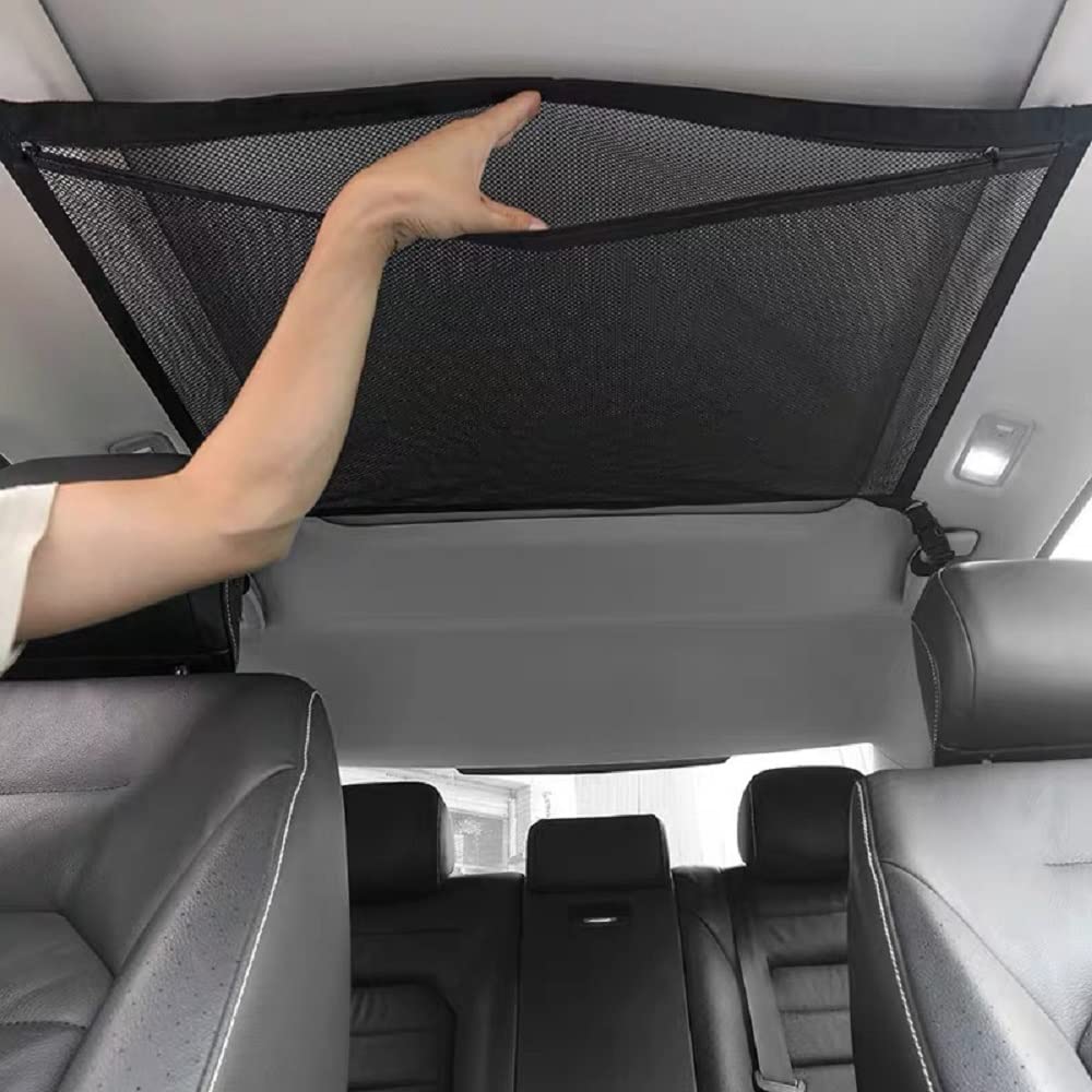 Ceiling Storage Headspace Roof Overhead Car Storage Luggage Car Camping Convenient Car Small Car Disaster Small Gift Net, Net, Net, Multi-Net, Net,