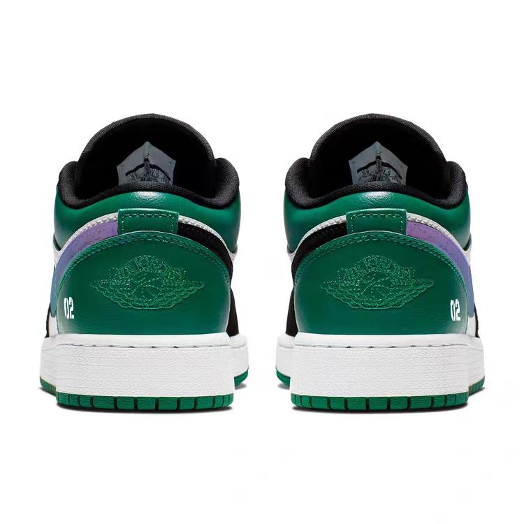 Jordan Air Jordan 1 Vintage Basketball Shoes Women's Low top Green/Black 553560-113(Team181-)
