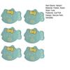 6Pcs Girl Hair Pins Cat Fish Resin Design Side Bang Hair Clips Stable Grip No Damage Small Hairpins Daily Travel Hair Accessories