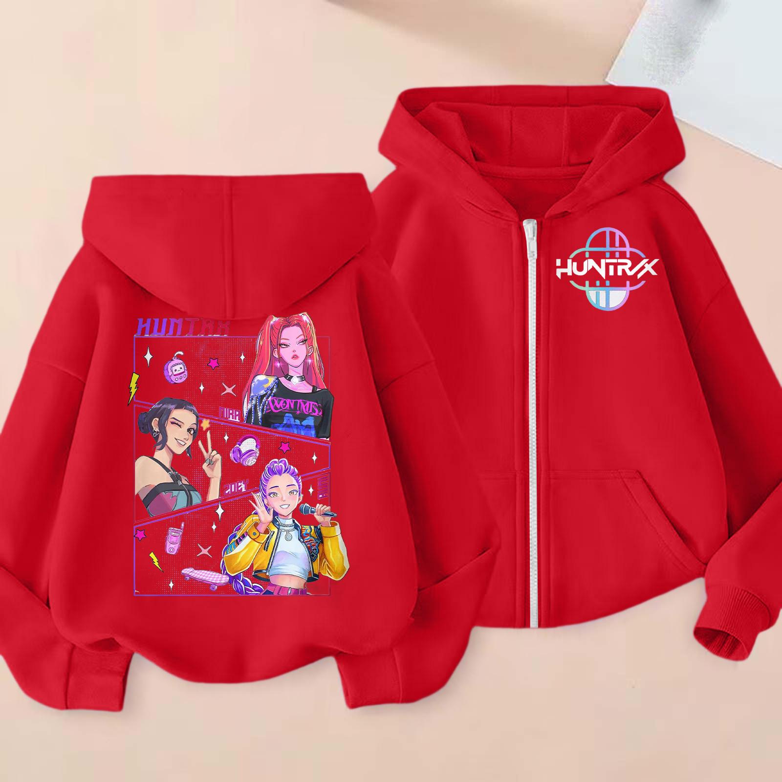 

Милые толстовки для подростков, модные толстовки преппи с капюшоном, оверсайз рубашки с длинным рукавом, одежда для детей 150 красный