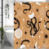Creative Snake Shower Curtain, Bathroom Decorative Shower Curtain, Waterproof Shower Curtain with Hooks
