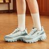 Skechers Hi-Ryze Honey Cake Shoes Cream Color Block Comfortable Versatile Wear Resistant Increased Height Low Top Dad Shoes Women Sneaker 177234-GYBL