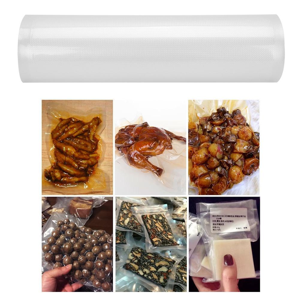 1 рулон толстых точечных вакуумных пакетов для запечатывания продуктов Рулон для запайщика продуктов Хранение Упаковка Пакет для консервации 35x500см 990₽