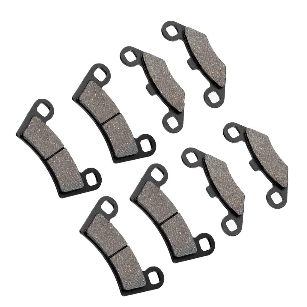 8Pcs Front & Rear Brake Pads Replacement for Polaris RZR 800 2008