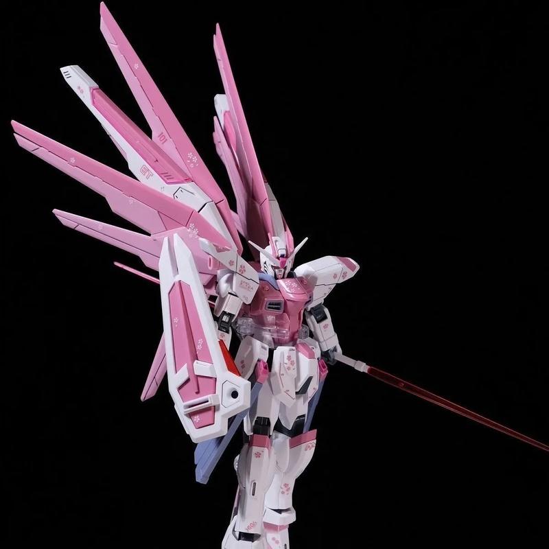 HG 1/144 Sakura Růžová Freedom CitroëN Verze pro opravu masky Modelový stavebnicový model Akční figurky Dekorace Panenka Dětská puzzle hračka