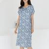Dedra Women Pattern Short Sleeve Cooling Dress Ope3016