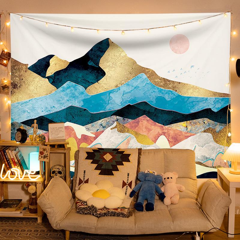 INS Style Bedroom & Dormitory Wall Hanging Cloth – Canvas Poster Decor