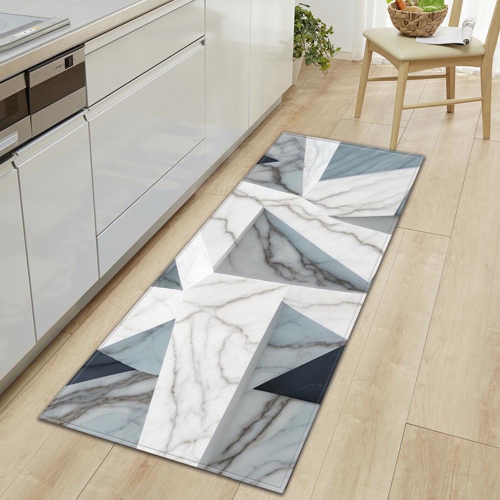 Kitchen Mat Bedroom Non-slip Floor Mat Entrance Door Mat Corridor Living Room Floor Bathroom Door Carpet