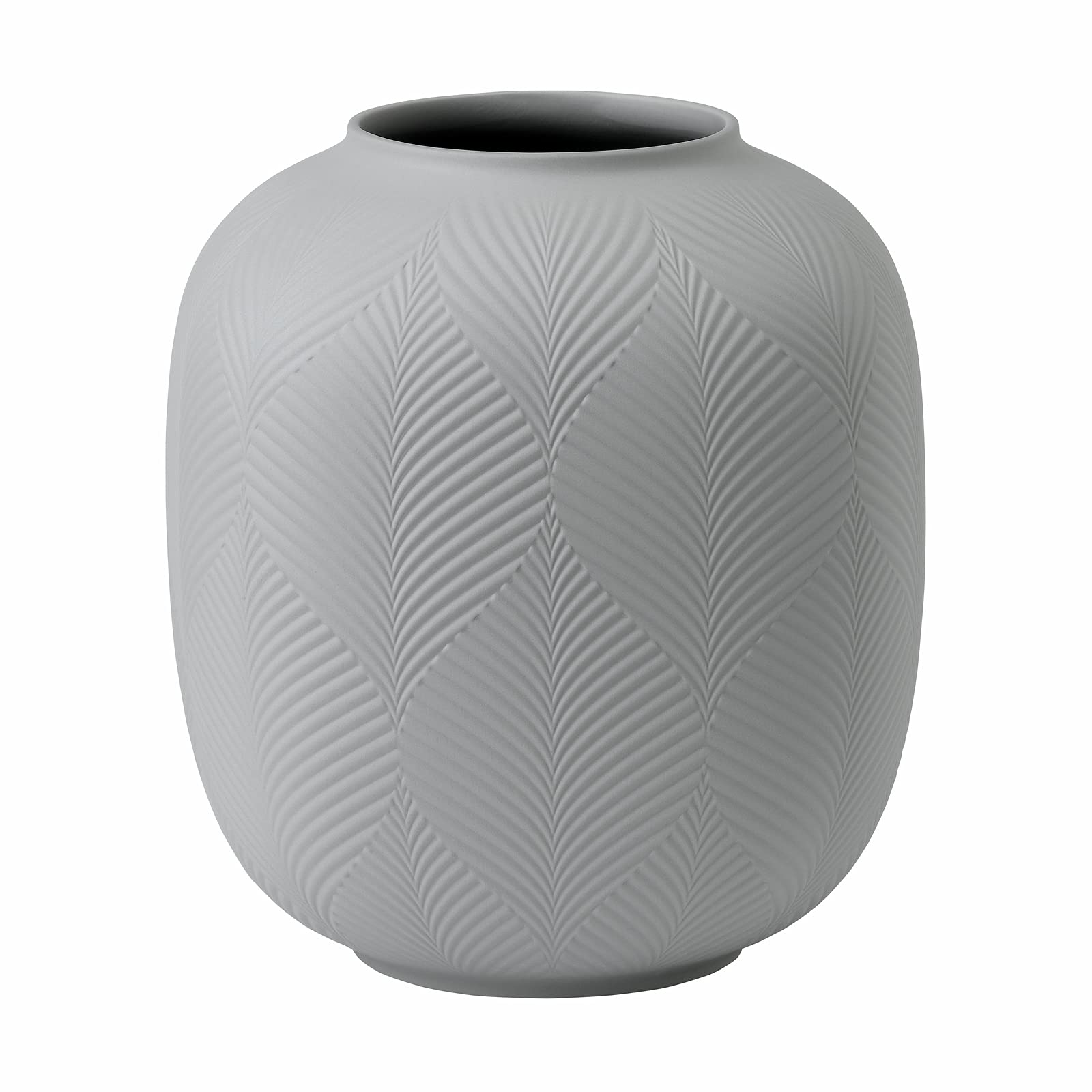 [Officially Imported] Wedgwood Jasperfolia Flower Vase, Approximately 22cm Tall, Dove Gray, Wedding Gift, Product Number 1056993