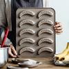 1/10 Hole Baking Pan Carbon Cake Baking Mold Baking Tray Non-Stick Muffin Diy Banana Cake Pan Moulds Baking Pans Bakeware Tools