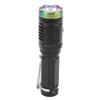 Pocket Flashlight L3 LED Mini Portable Powerful Black Flash Light with Battery Data Cable for Camping Hiking Walking