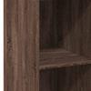 Highboard in Brown Oak Look 40 x 41 x 124 cm Engineered Wood