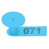 Numbered Ear Tag Marks Labels for Sheep Goats Farm Animal Livestock Feeding SuppliesBlue