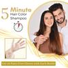 Hair Color Shampoo for Men & Women | No Ammonia - No Paraben | 10 Pair Free Gloves, Burgundy 200Ml