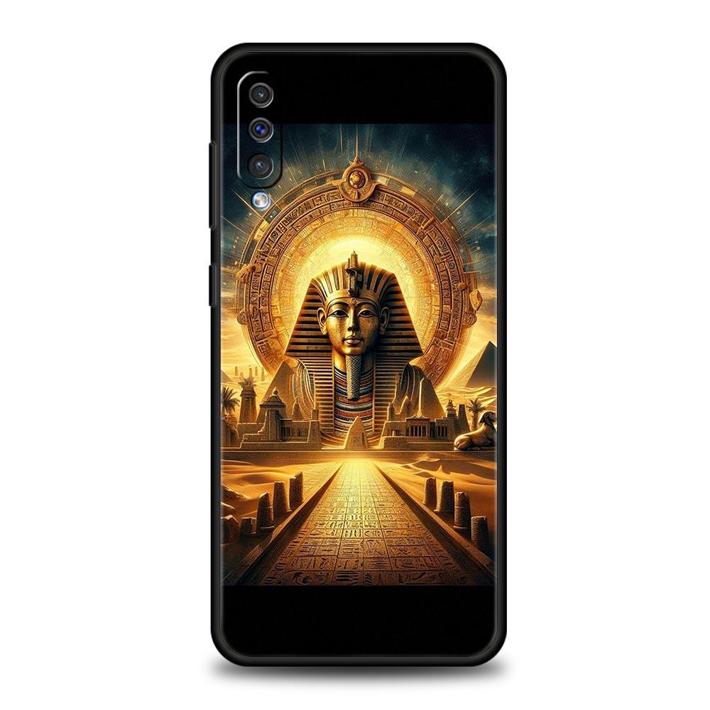 Ancient Egypt Egyptian God Case For Samsung A56 A36 A26 A24 A12 A14 A16 A50 A70 A20E A22 A40 A34 A54 A42 A52 5G A04s A06 Cover