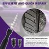 100PCS Car Tire Plug Kit,Practical Tire Screw Plug Repair Kit With Screwdriver/Tires Repair Rubber Nail For Quick Repairs,Essential Car Accessories