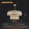 2025 Modern Minimalist Crystal Chandelier for Living Room, Bedroom & Dining