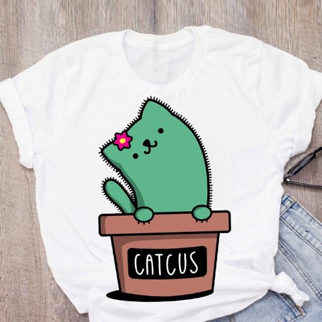 cactus print shirt womens