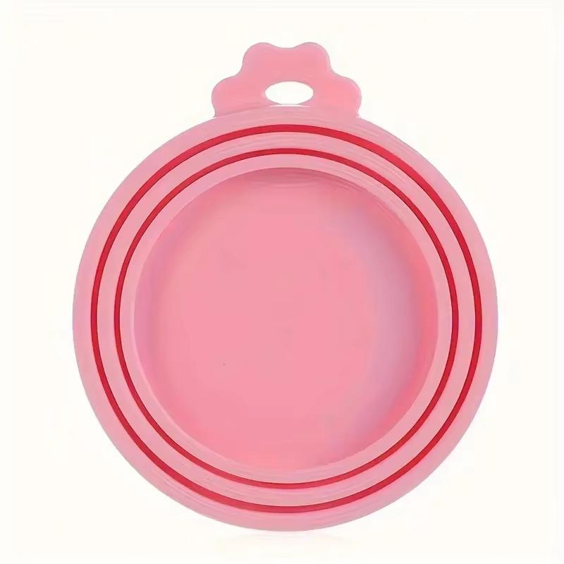 Food Can Lids Silicone Pet Food Can Covers for Dog Cat Food One Tin Cap Fit Most Standard Size Dog Cat Food Canned