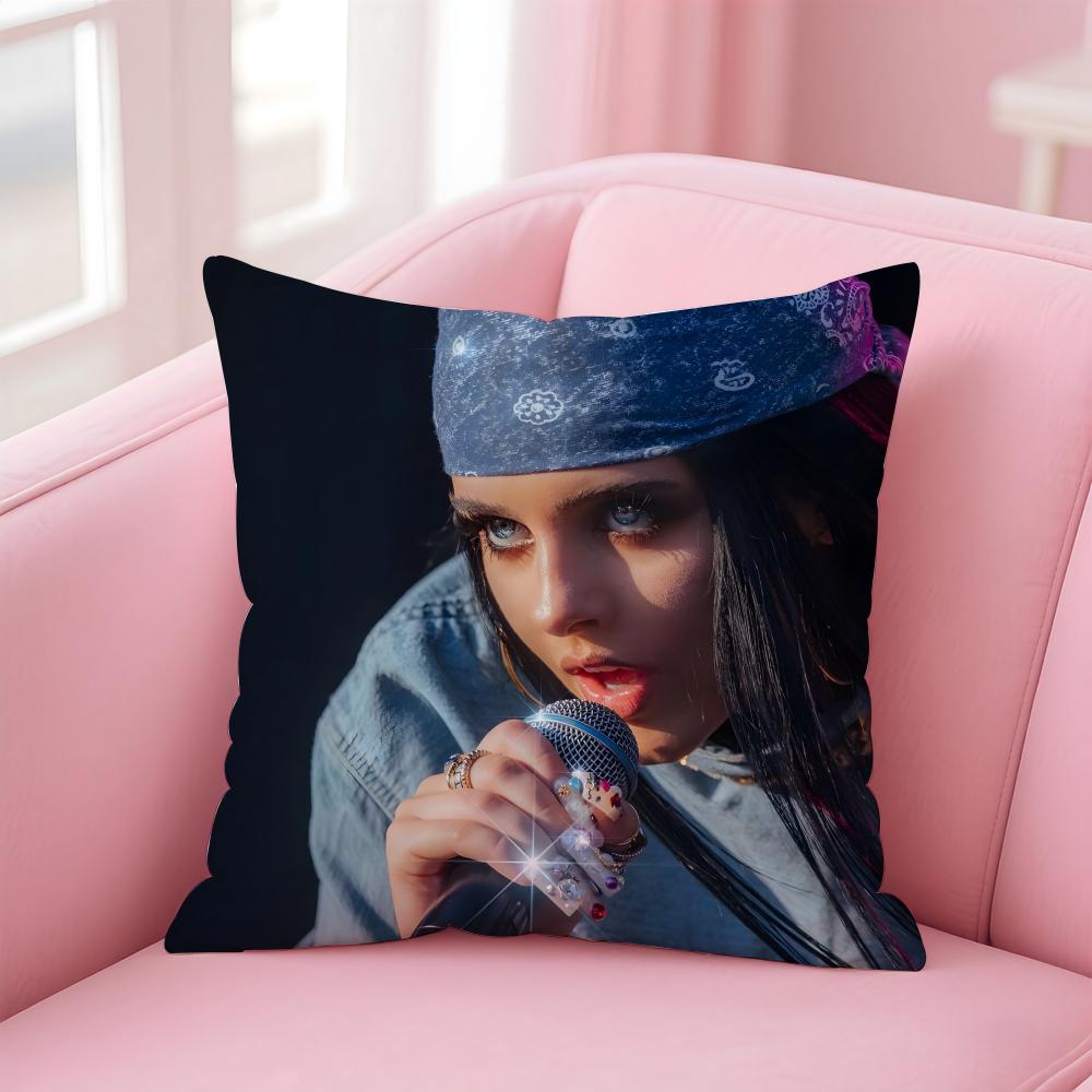 J-Jessie Murphs Singer Cushion Cover Comfortable Reversible Pillow Cover Ideal For Car Sofa Bedroom & Beyond