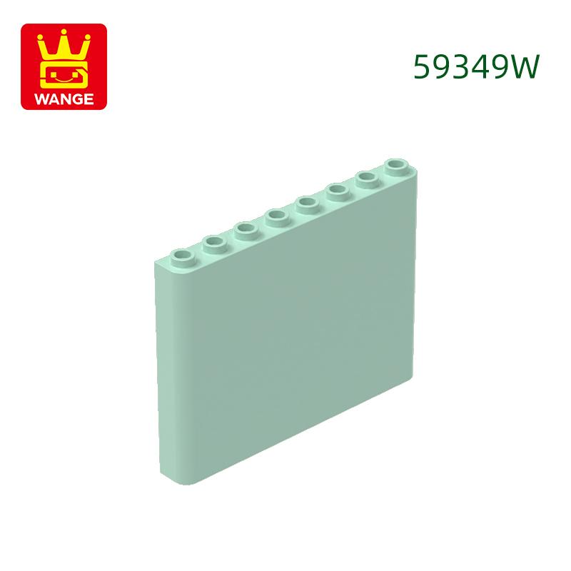 17Pcs/lot 59349 1x6x5 Houses Wall Construction Blocks MOC Accessories Works With Featuring Bricks Children Playthings Present Bo