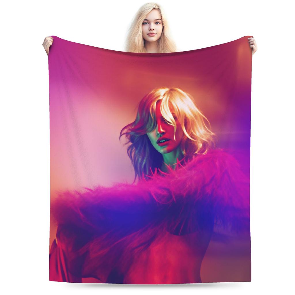 I Feel So Album M-Madonnas Blanket Quality Warm Soft Throw Blanket Winter Students Home Decor Comfortable Bedspread