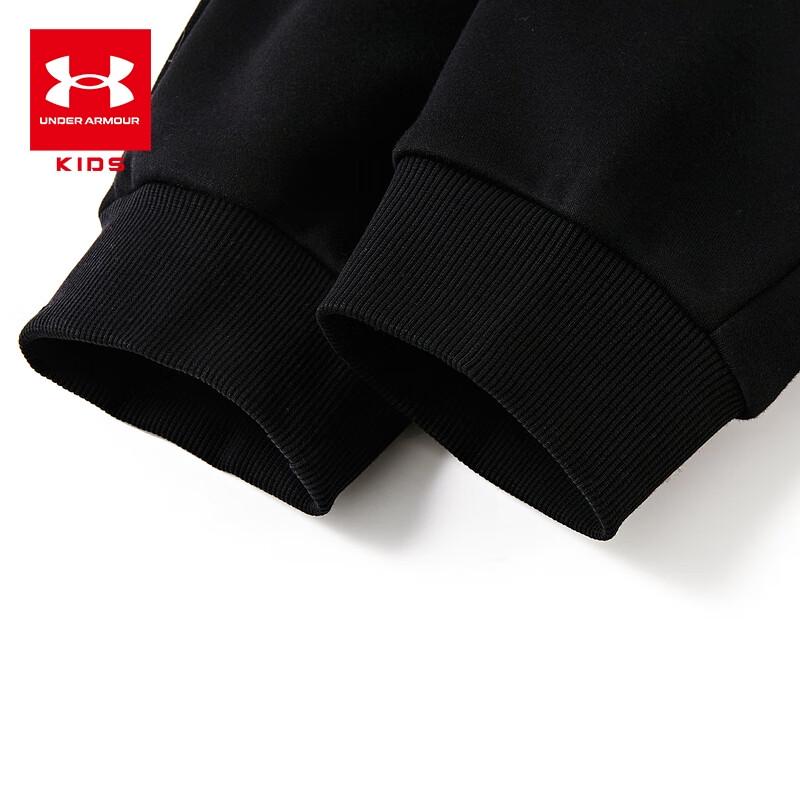 Under Armour Girls' Fleece Lined Single-Side Zipper Sport Pants