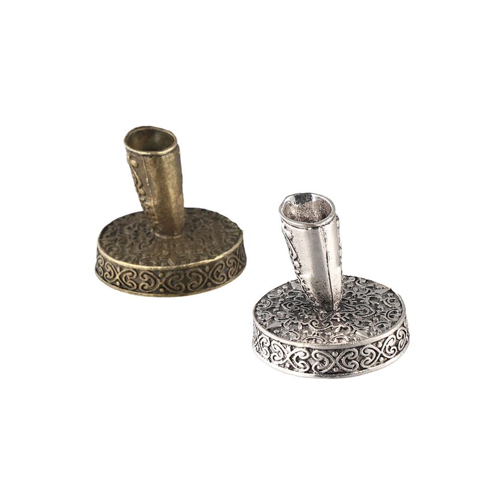 Pen Accessories Stainless Steel Round Pen Holder Pen Organizer Holder Fountain Feather Pen Stand