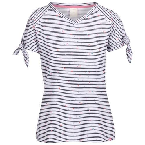 Womens/Ladies Fernie Striped V Neck Top
