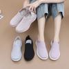 Women's 2025 Spring New Mesh Cross border Shoes Soft soled Breathable Casual Shoes Thick soled Single Shoes