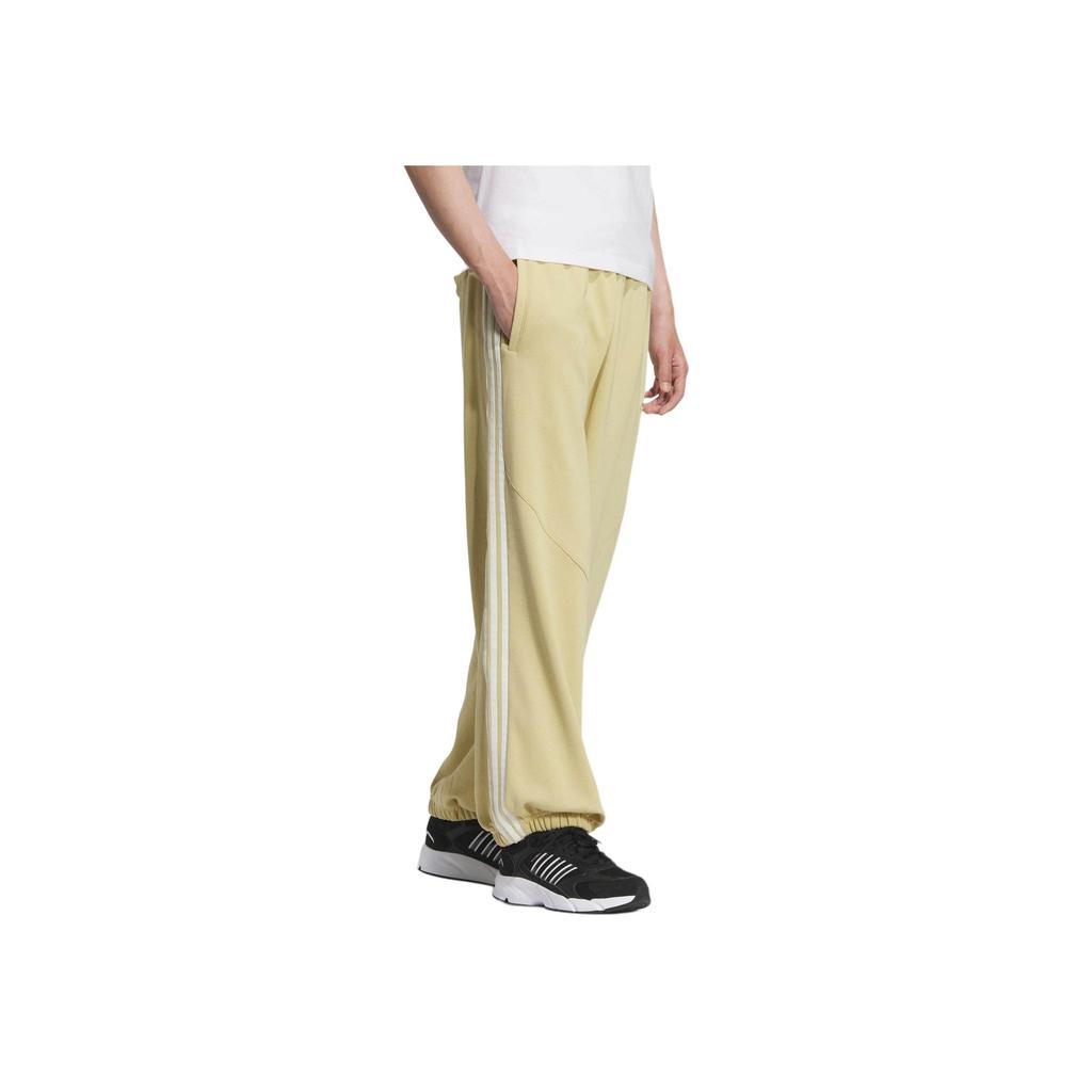 Adidas Hv Knit Joggers St 3-Stripes Series Loose Fit Pants Men Bottoms Sand-Brown JI8655