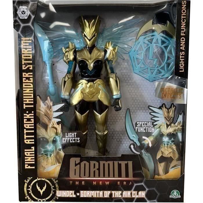 Figurine articulée - GORMITI - Gormiti avec attaque lumineuse Air - Windel - 27 cm - a partir de 4 ans - GRV072